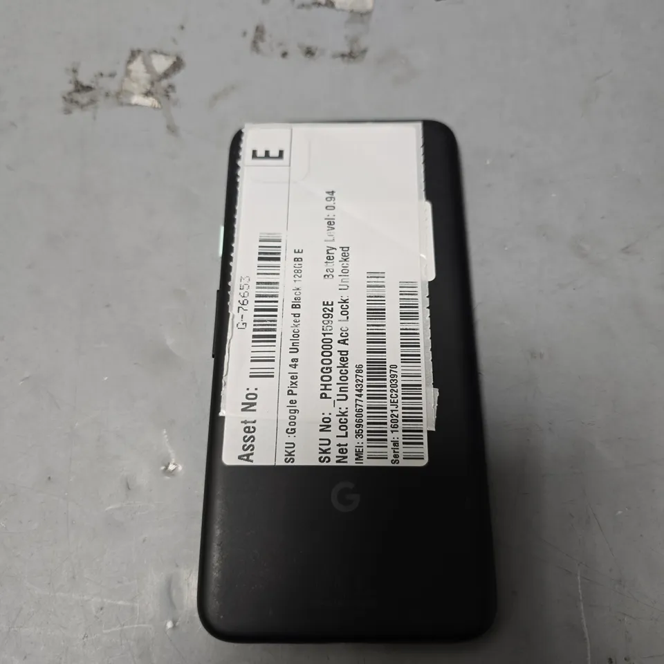 GOOGLE PIXEL 4A