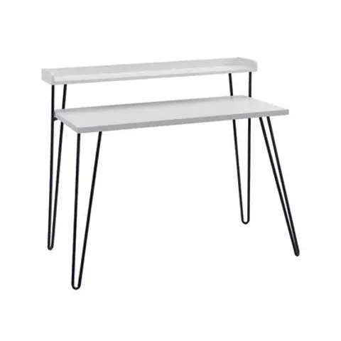 BOXED HAVEN RETRO DESK WITH RISER