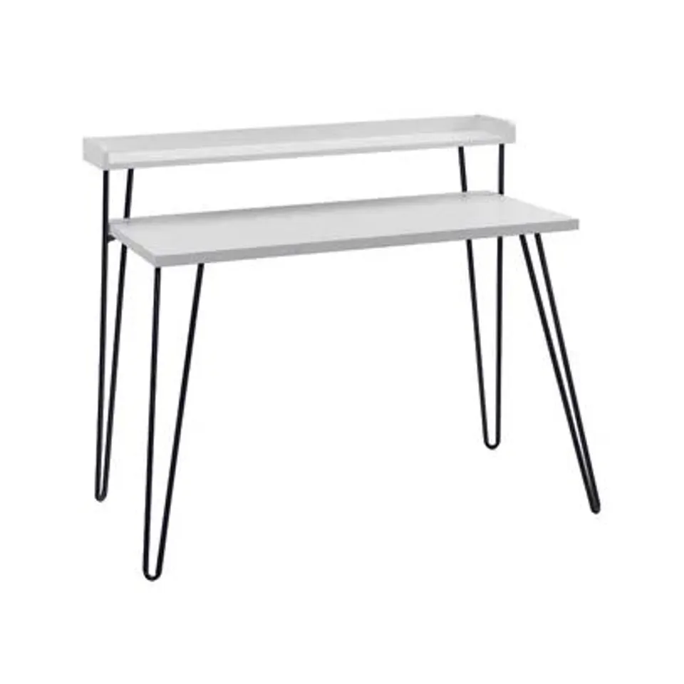 BOXED HAVEN RETRO DESK WITH RISER