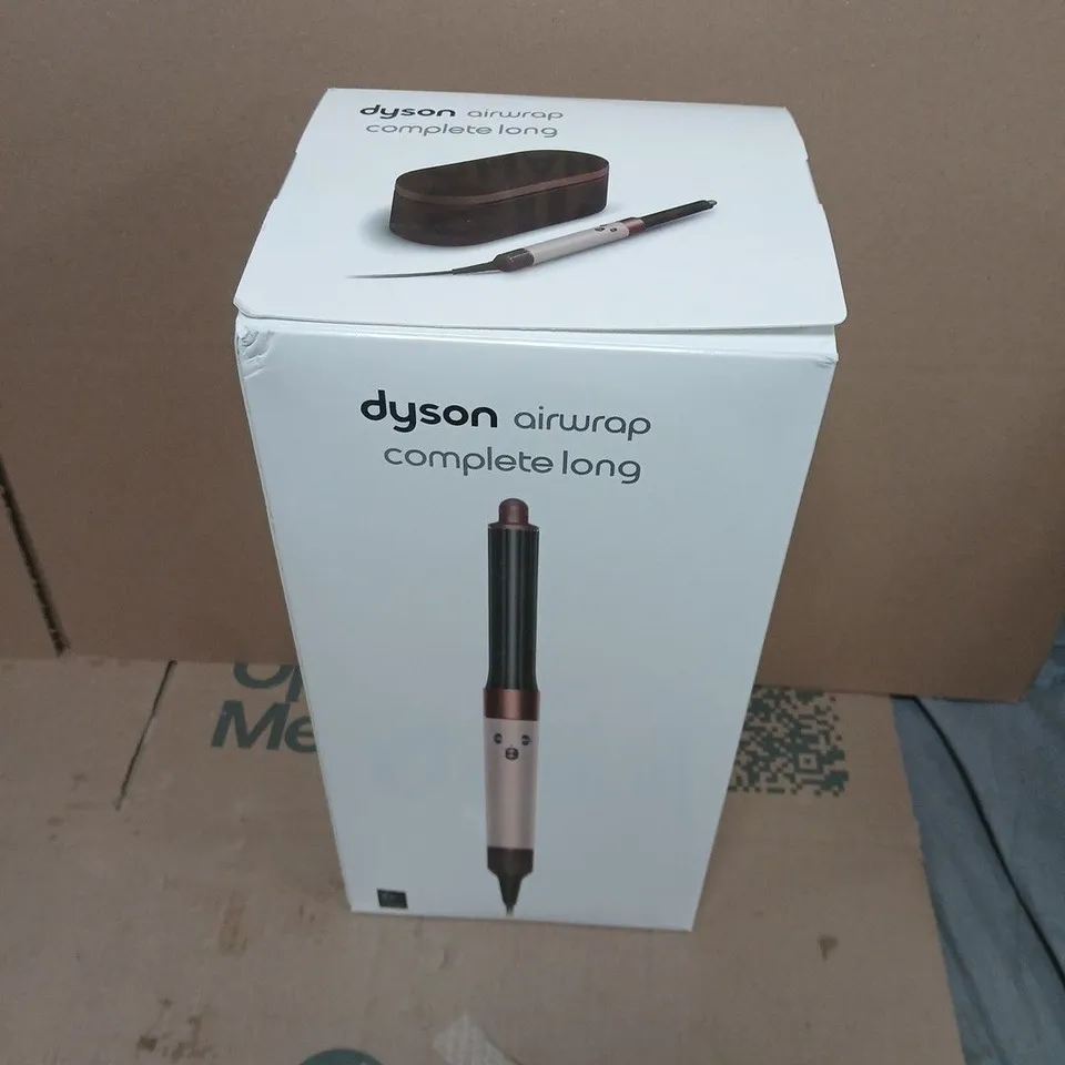 DYSON AIRWRAP COMPLETE LONG HAIR STYLING SYSTEM WITH ATTACHMENTS & PINK STORAGE CASE