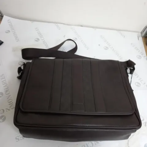 TED BAKER FAUX LEATHER STRAPPED BAG 