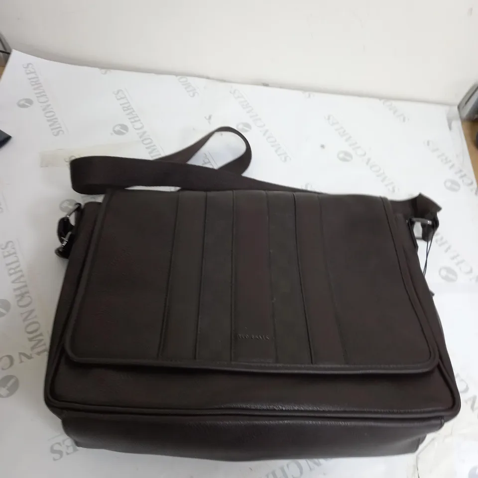 TED BAKER FAUX LEATHER STRAPPED BAG 