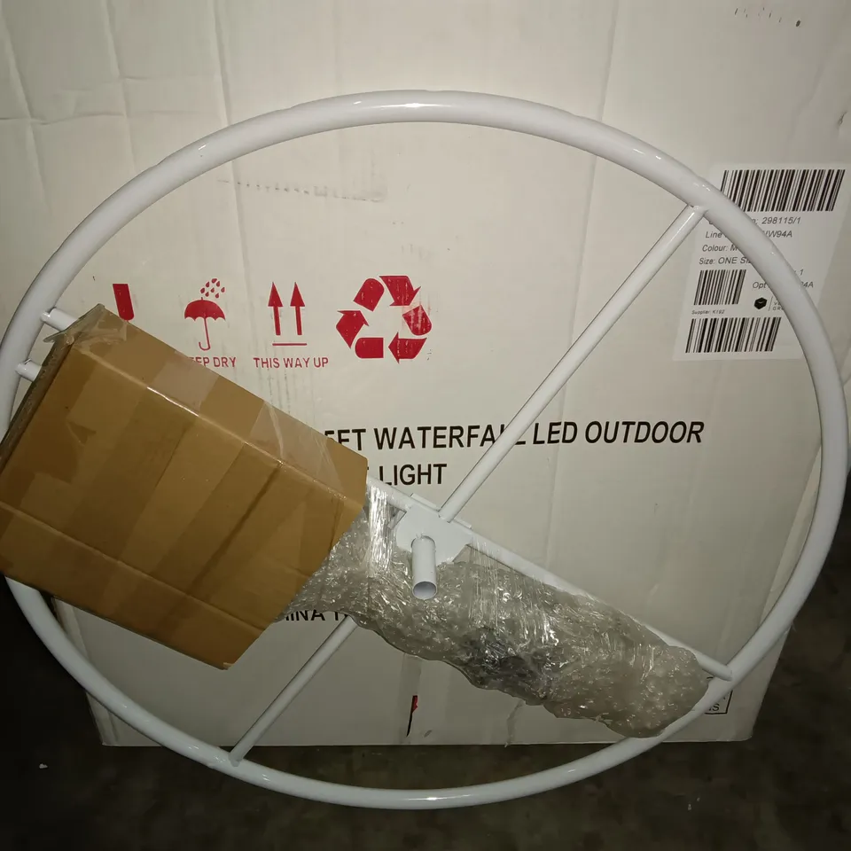 BOXED 5.5FT WATERFALL LED INDOOR/OUTDOOR CHRISTMAS TREE LIGHT - COLLECTION ONLY RRP £59.99