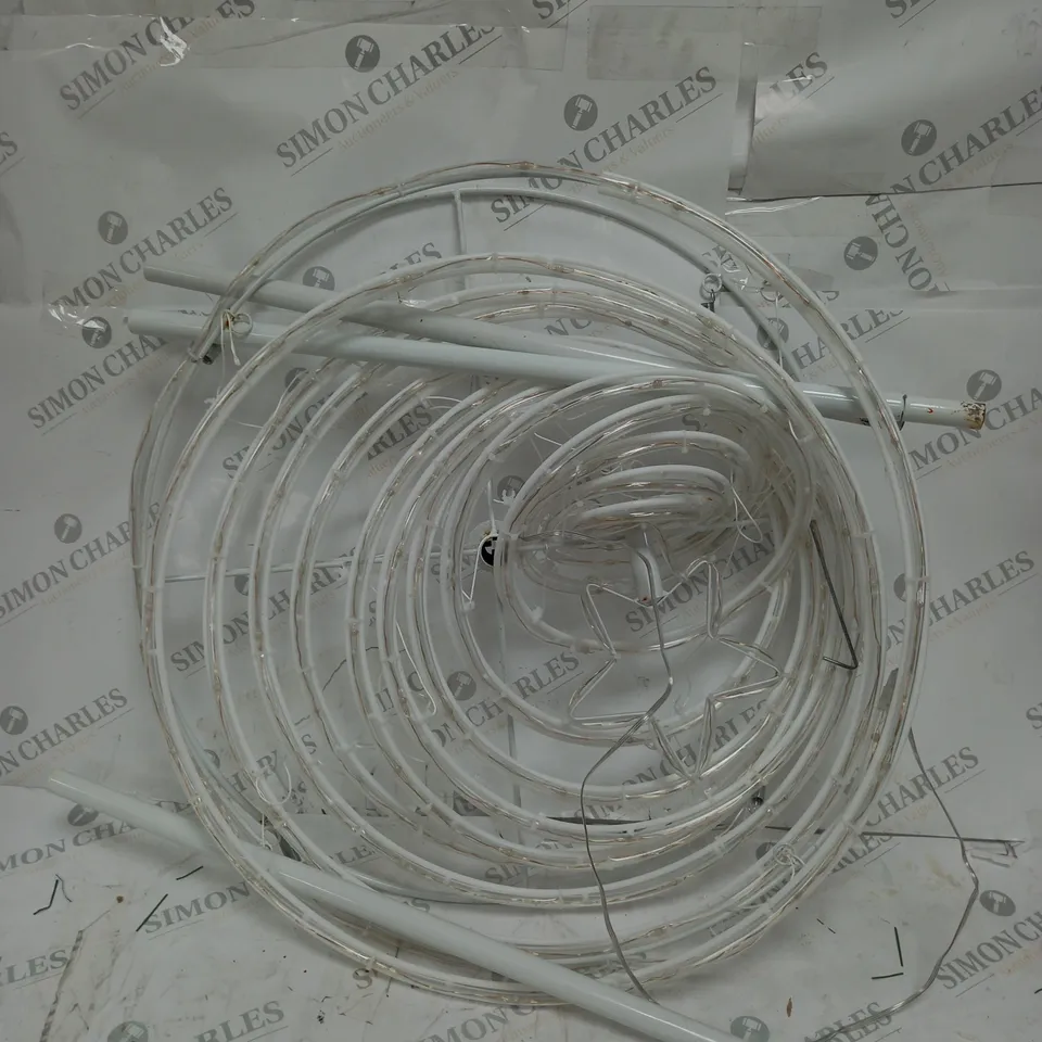 BOXED DESIGNER 1.8M DIGITAL LED SPIRAL ROPE LIGHT TREE RRP £109.99