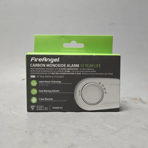 BOXED FIREANGEL CARBON MONOXIDE ALARM
