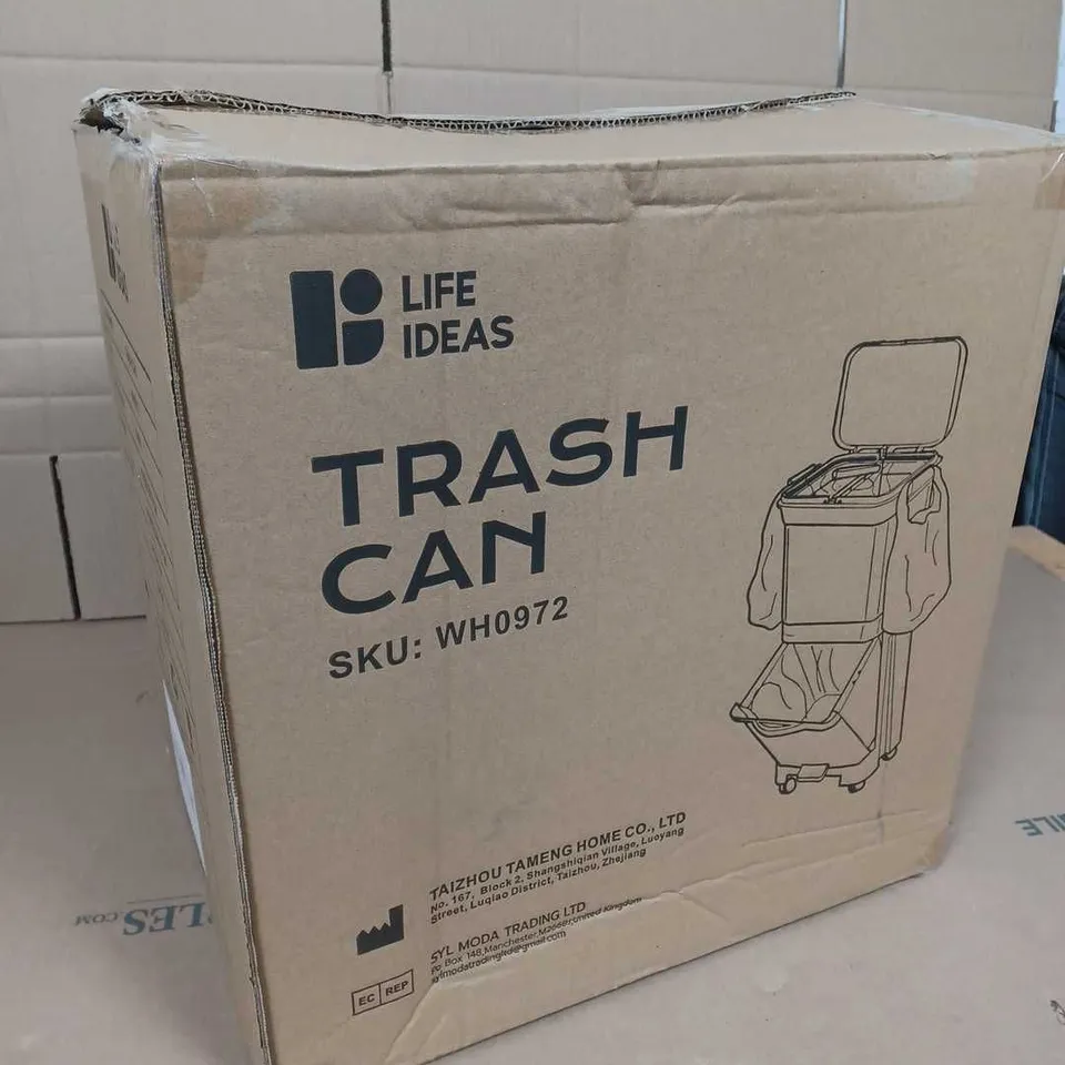 BOXED LIFE IDEAS TRASH CAN WH0972