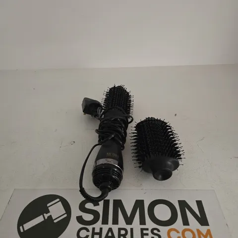 HOT TOOLS VOLUMISER 2-IN-1 BRUSH & DRYER BLACK IN BLACK CARRY POUCH UNBOXED