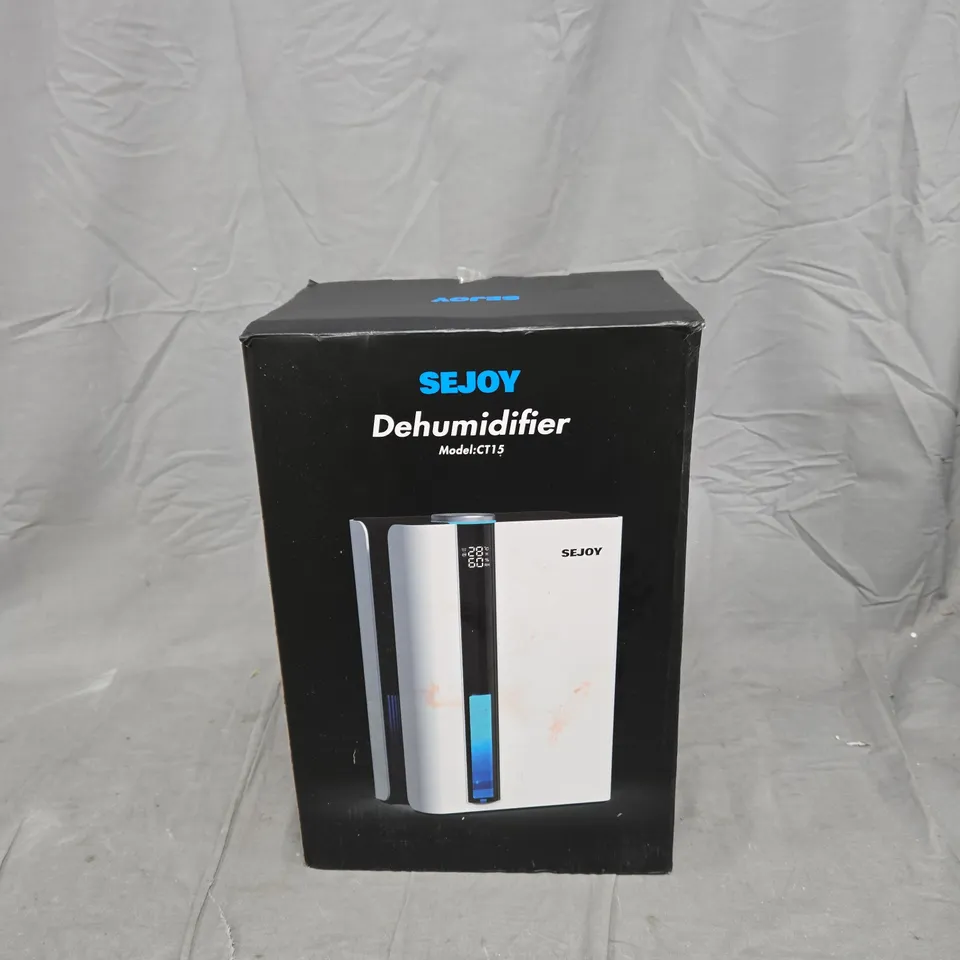 SEJOY DEHUMIDIFIER MODEL CT15 – BOXED