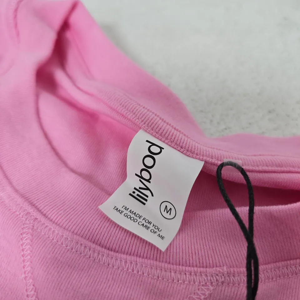 LILYBOD SHELBY SWEAT PINK SWEATSHIRT – UK M