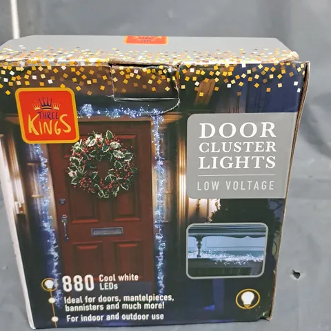 THREE KINGS DOOR BRIGHT WHITE OUTDOOR CHRISTMAS LIGHTS