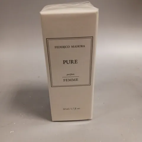 BOXED AND SEALED FEDERIC MAHORA PURE FEMME EAU DE PARFUM 50ML