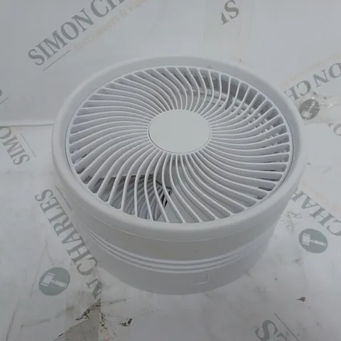 BELL & HOWELL MY FOLDAWAY ADJUSTABLE FOLDING FLOOR & TABLE FAN - WHITE
