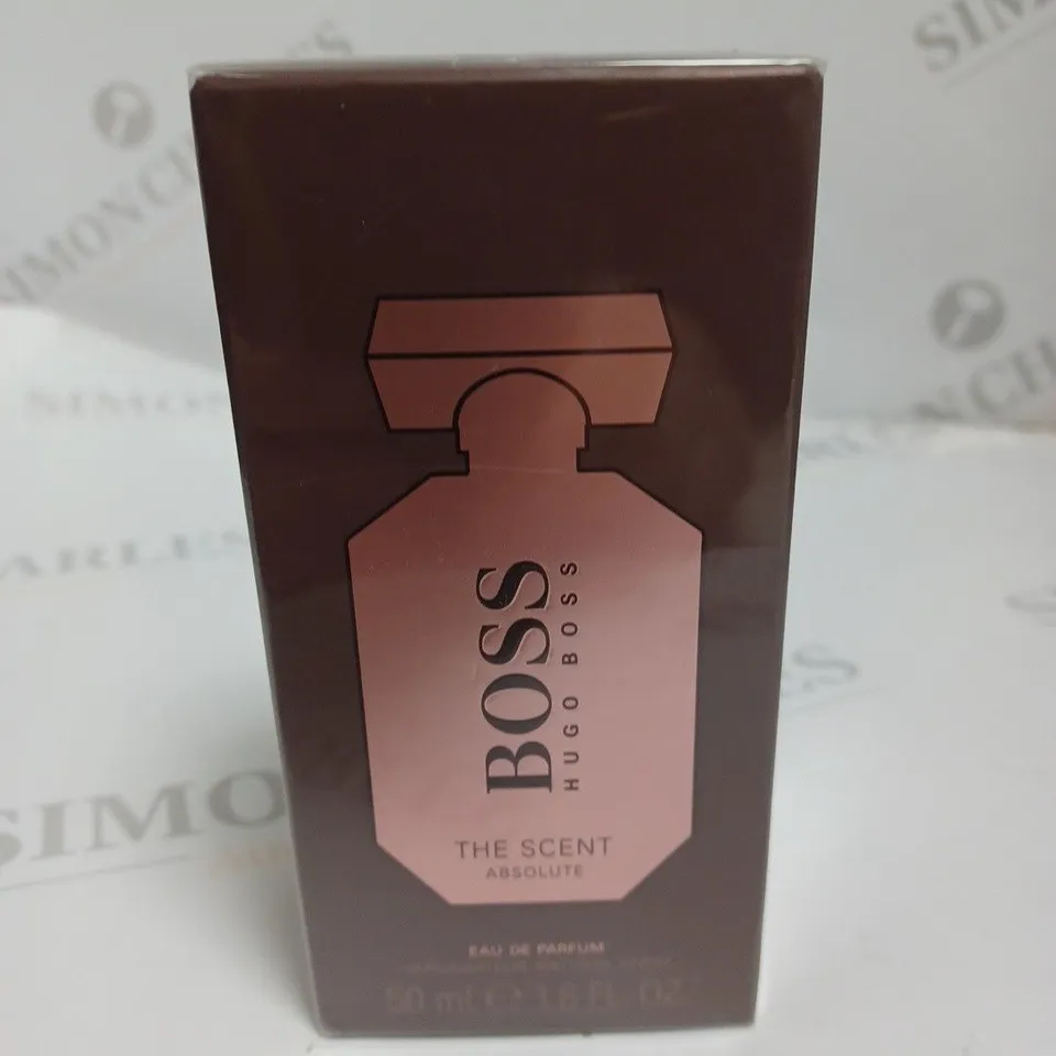 BOXED AND SEALED BOSS HUGO BOSS THE SCENT ABSOLUTE EAU DE PARFUM 50ML