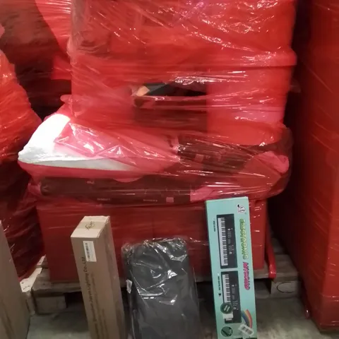 PALLET OF ASSORTED HOUSEHOLD GOODS AND PRODUCTS TO INCLUDE;ELECTRONIC KEYBOARD,BAG,LED MIRROR LIGHT