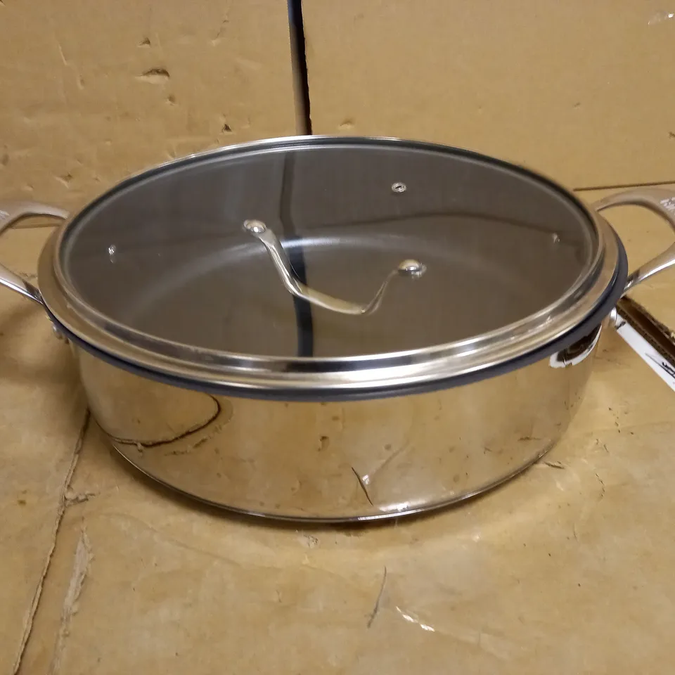 KUHN RIKON ALLROUND OVEN-SAFE INDUCTION NON-STICK SHALLOW CASSEROLE POT