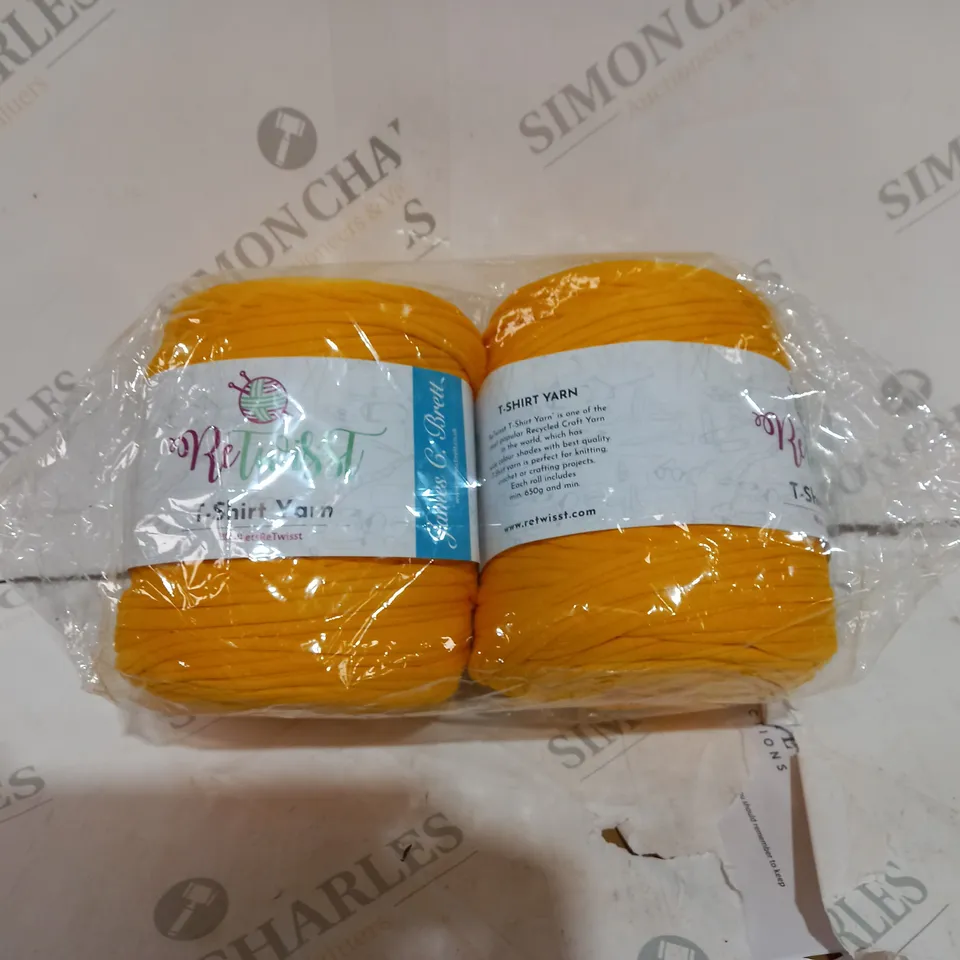 2 PACK OF RETWISST T-SHIRT YARN