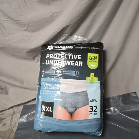 SUNKISS MEN PROTECTIVE UNDERWEAR XXL 32 COUNT