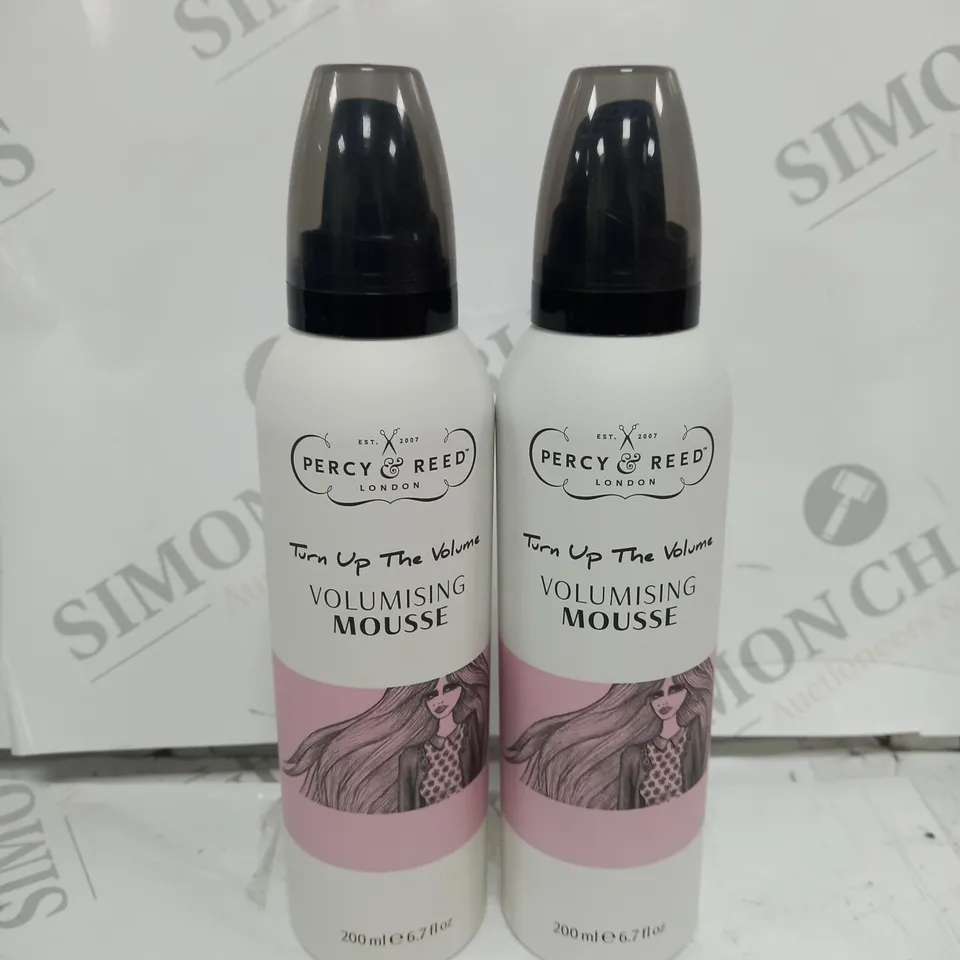 PERCY REED LONDON VOLUMIZING MOUSSE 200ML EACH
