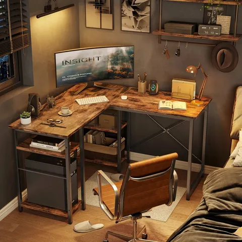 BOXED AALEEYAH L-SHAPED DESK