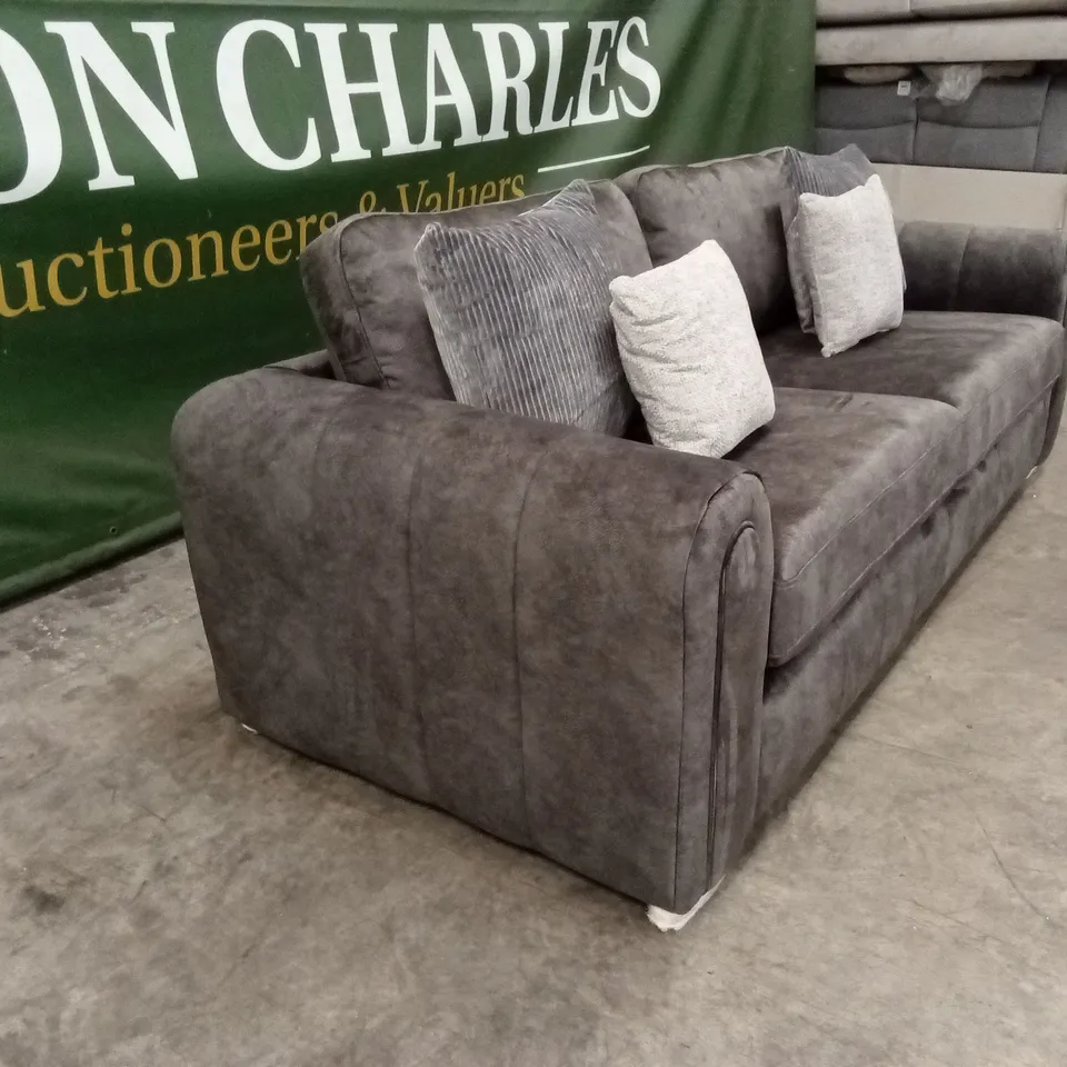 AMARA 3 SEATER SOFA - CHARCOAL RRP £1249