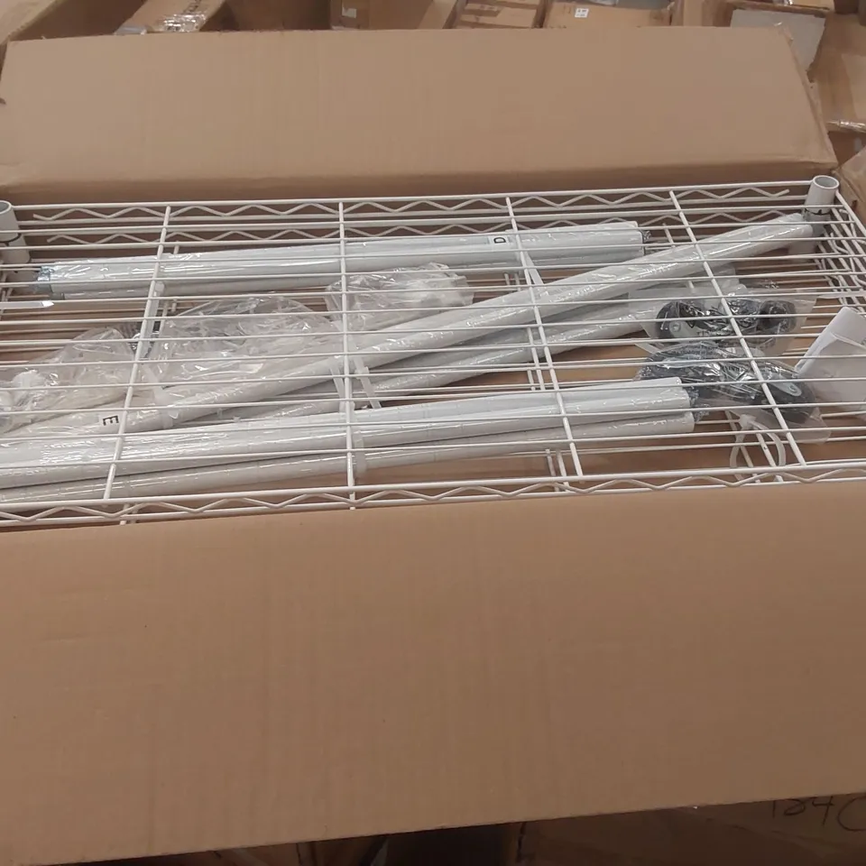 BOXED HOMDOX WHITE METAL ROLLING SHELF
