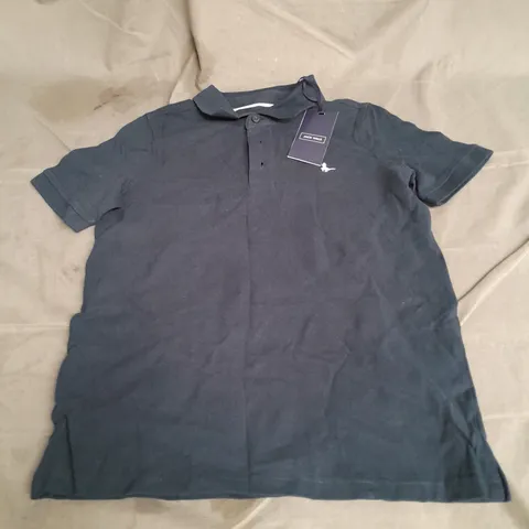 JACK WILLS ALDGROVE SHORT SLEEVE POLO IN NAVY SIZE 11/12YRS
