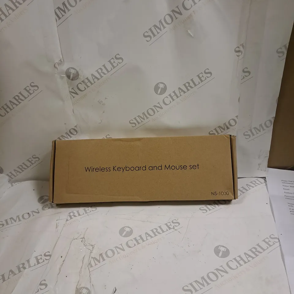 BOXED WIRELESS KEYBOARD AND MOUSE SET 