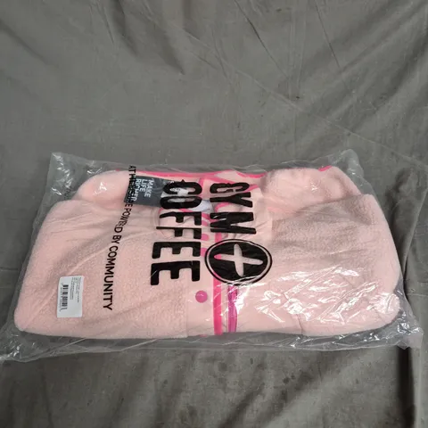 GYM+COFFEE LAYER UP JACKET - POWDER PINK, SIZE M