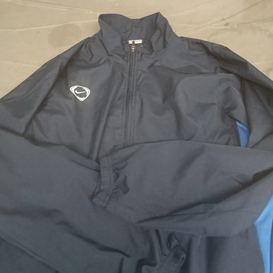 NIKE NAVY WINDBREAKER JACKET – MEN'S XL