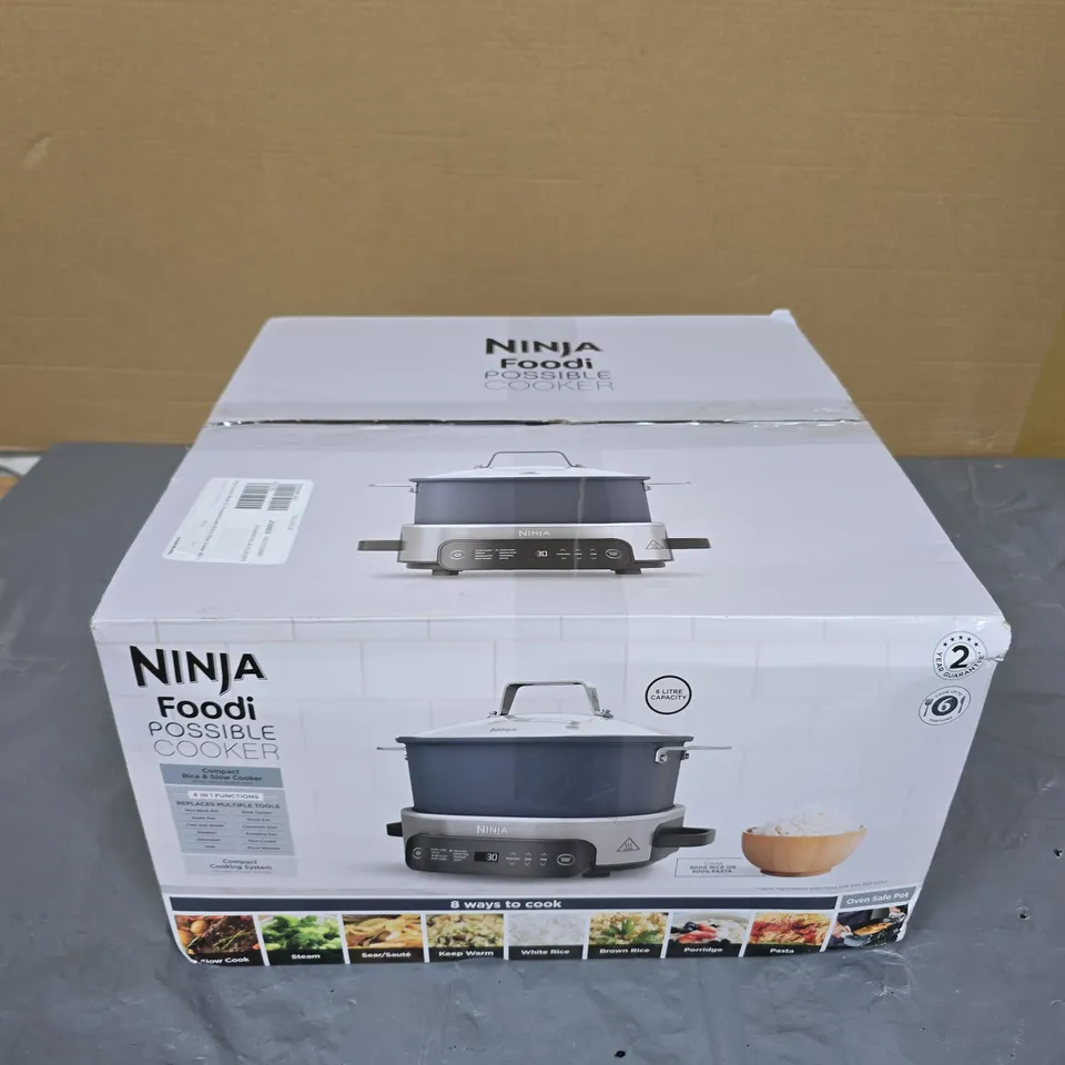 NINJA FOODI 8-MODE 6L POSSIBLECOOKER RICE & SLOW COOKER MC1101UK