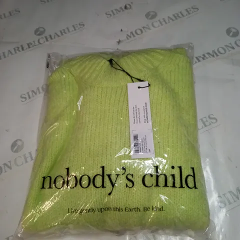BAGGED NOBODYS CHILD LOFTY CREW NECK JUMPER SIZE 6-8