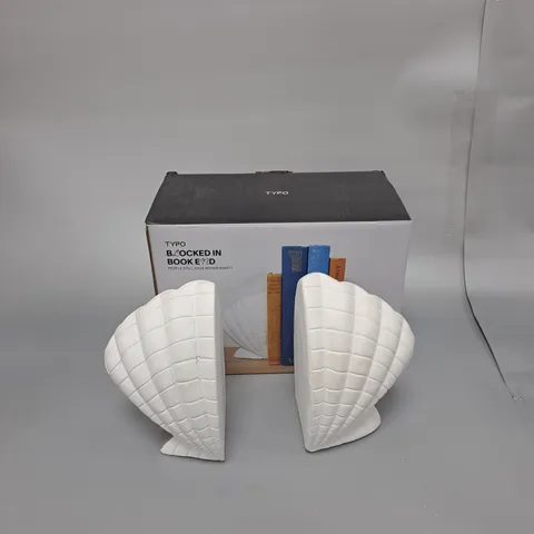 TYPO BLOCKED IN BOOK END