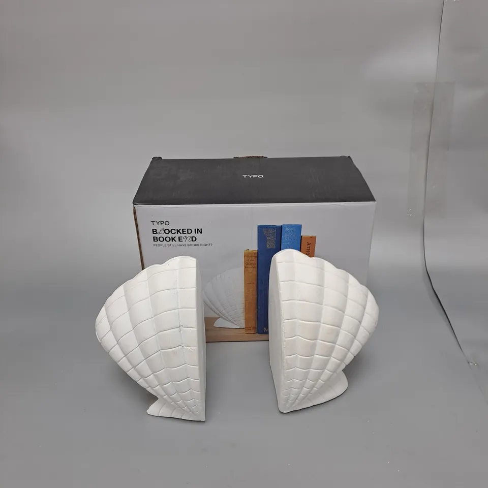 TYPO BLOCKED IN BOOK END 
