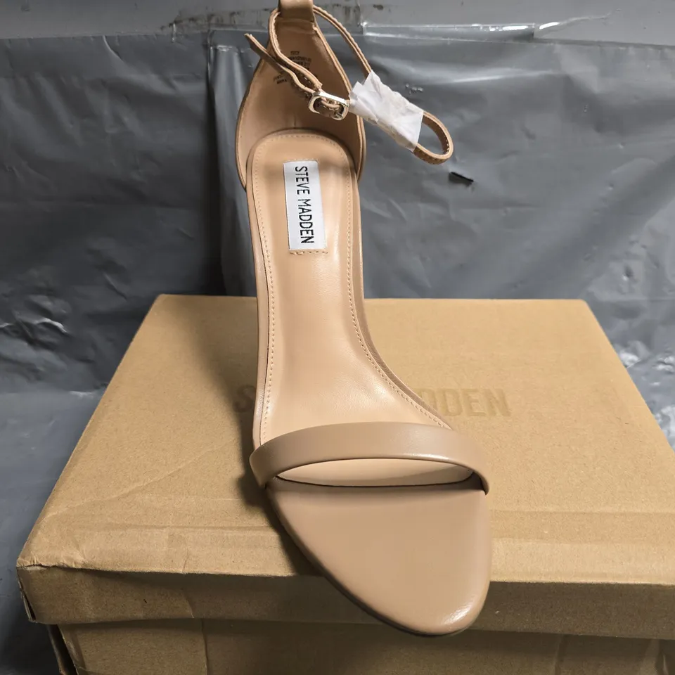 BOXED STEVE MADDEN TECY TAN LEATHER - UK 7 