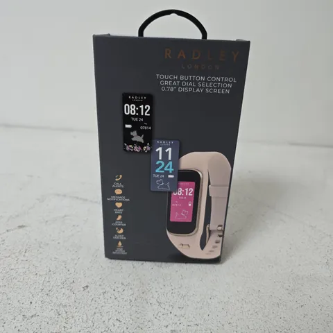 BOXED RADLEY SERIES 8 LADIES PINK SILICONE STRAP SMART WATCH