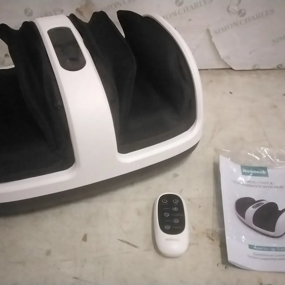 BOXED NEKTECK NK-FLMO1 SHIATSU FOOT & CALF MASSAGER WITH HEAT