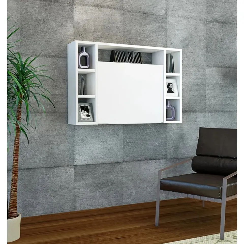 BOXED ELLIE COMPUTER DESK - WHITE (1 BOX)