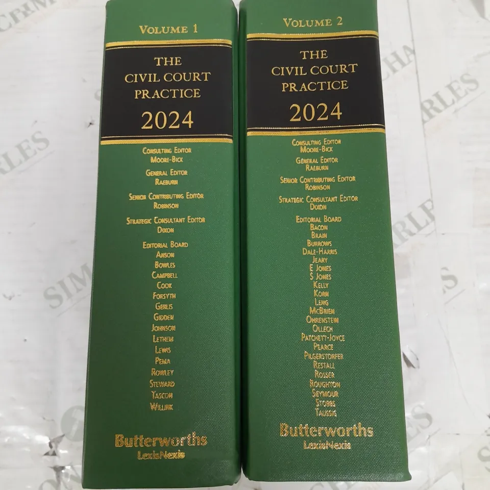 THE CIVIL COURT PRACTICE 2024 VOLUME 1 & 2 LEXIS NEXIS