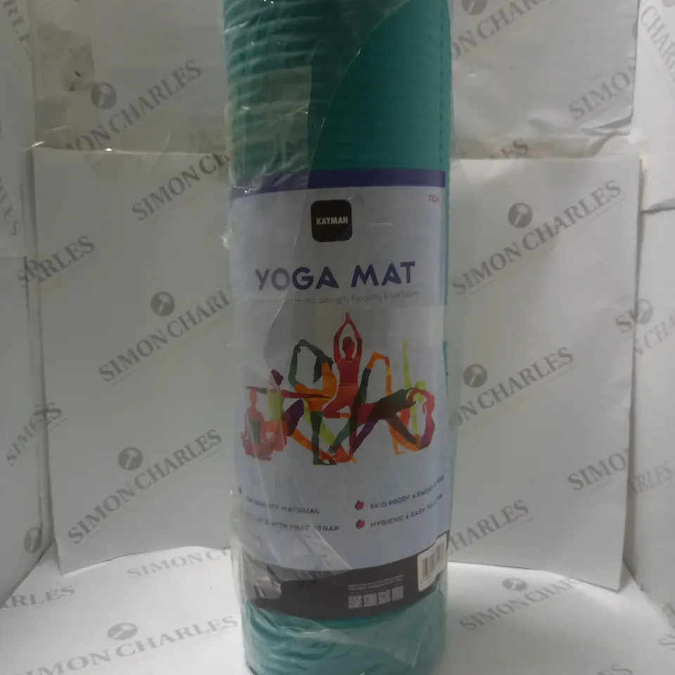 SEALED KAYMAN YOGA MAT IN TEAL