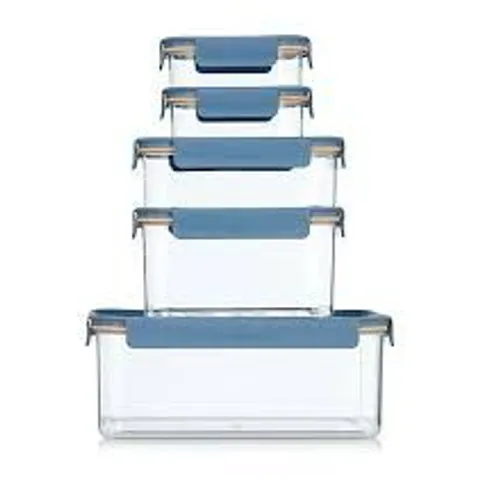 LOCK & LOCK SET OF 5 TRITAN NESTABLE SET