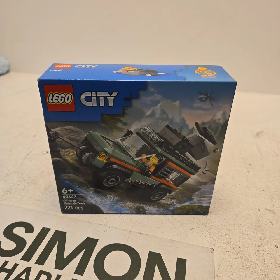 LEGO CITY OFF-ROAD MOUNTAIN TRUCK (60447) – 221 PIECES, BOXED