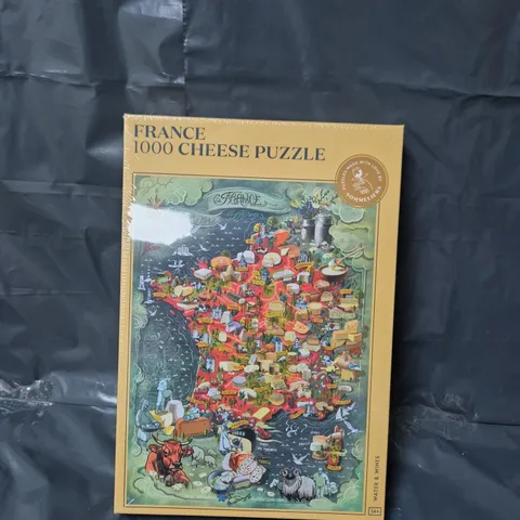 BOXED AND SEALED WATER & WINES FRANCE 1000 CHEESE PUZZLE