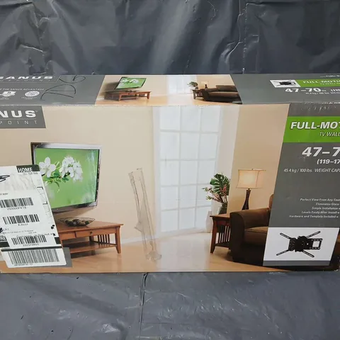 BOXED SANUS FULL-MOTION TV WALL MOUNT - FITS MOST 32" - 47" FLAT-PANEL TVS - EXTENDS 15.4" (39CM)