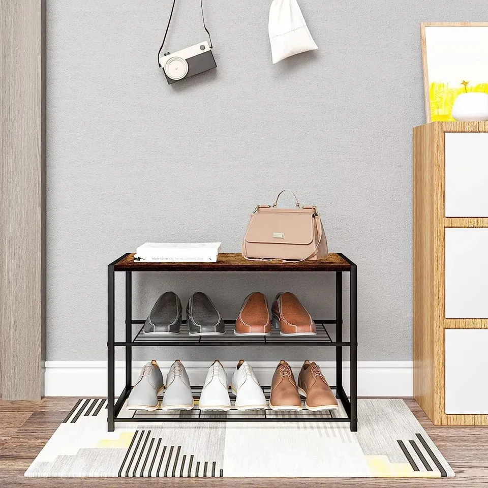 BOXED 6 PAIR SHOE RACK (1 BOX)
