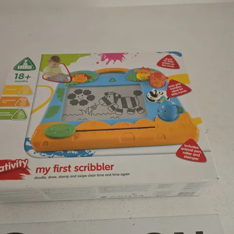 CREATIVITY MY FIRST SCRIBBLER β TODDLER DOODLE TABLET, BOXED