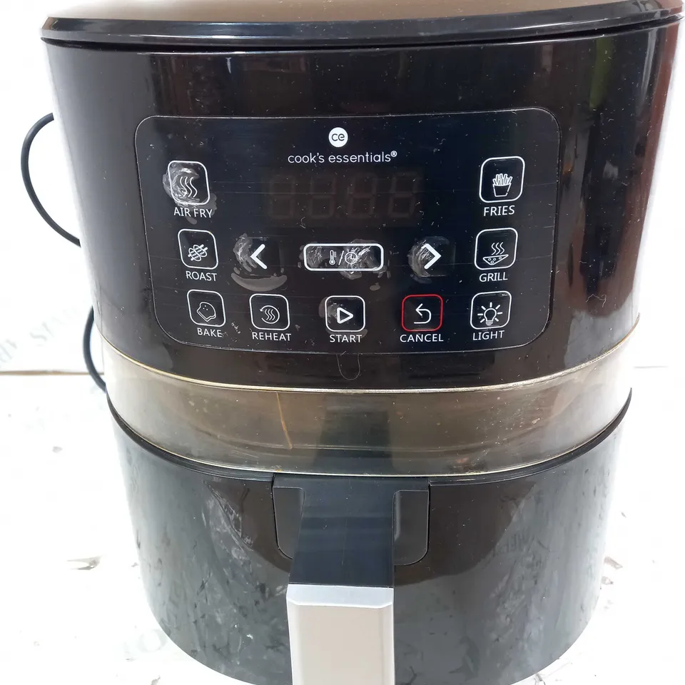 COOK'S ESSENTIALS 4.0L AIR FRYER - BLACK