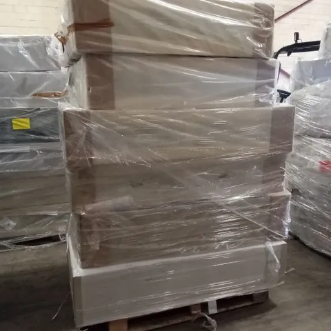 PALLET OF ASSORTED QUALITY DESIGNER DIVAN BASES // SIZES AND COLOURS VARY