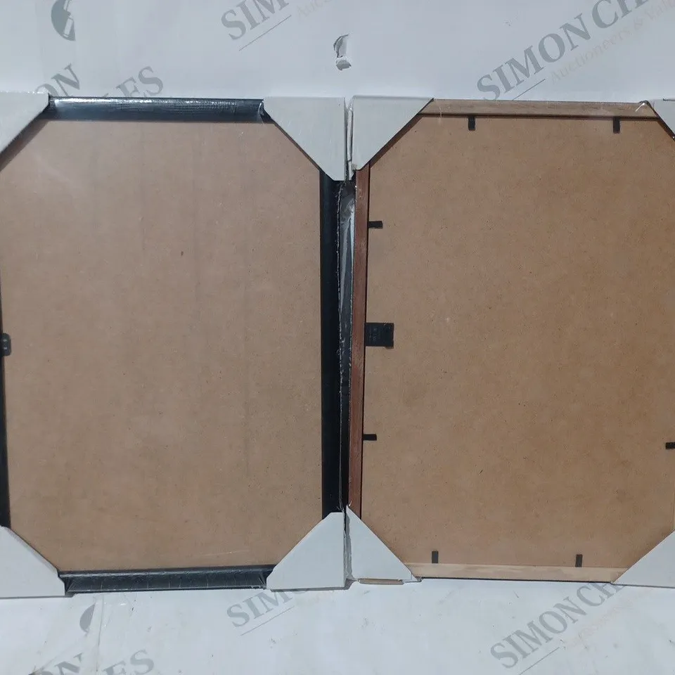 BOX OF APPROX 25 BLACK FRAMED PHOTO FRAMES - A4. 