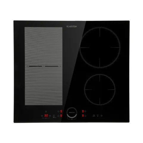 KLARSTEIN DELICATESSA 60CM 1 FLEX ZONE 4 RING INDUCTION HOB BLACK