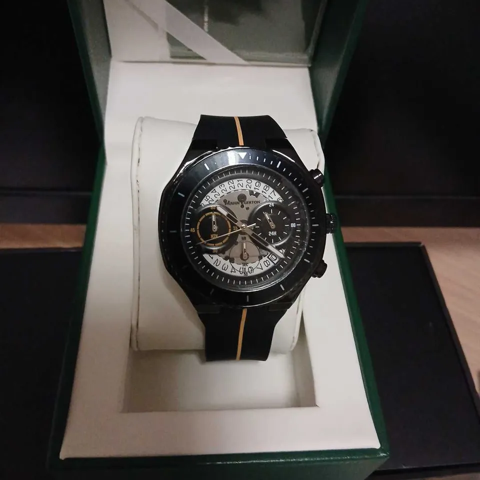 MANN EGERTON RAPTOR BLACK WHITE WATCH – ME0132 
